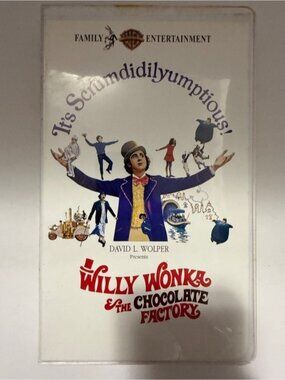 Willy Wonka and the Chocolate Factory VHS (Warner Home Video, Slipcase)